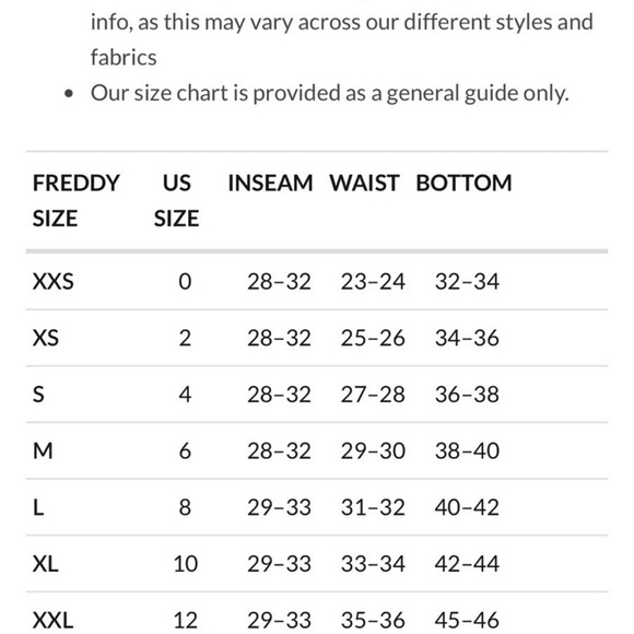 NWOT FREDDY WR.UP® Faux Leather Pants Black Size Medium - Picture 14 of 14